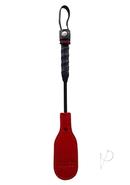 Rouge Mini Leather Oval Paddle - Red