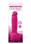 Colours Pleasures Silicone Vibrating Dildo With Balls 5in - Pink